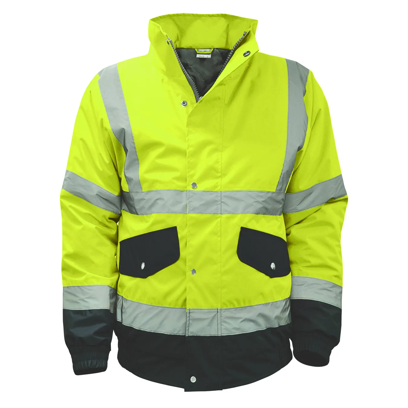Ector: Bomber Jacket — Yellow / Navy